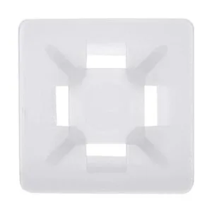 Paquete de 100 soportes adhesivos con cierre de