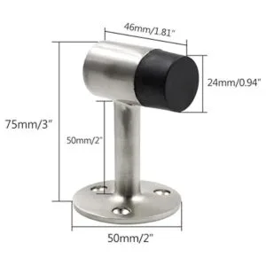 PHITUODA Tope de piso resistente de 3 pulgadas2.953 in