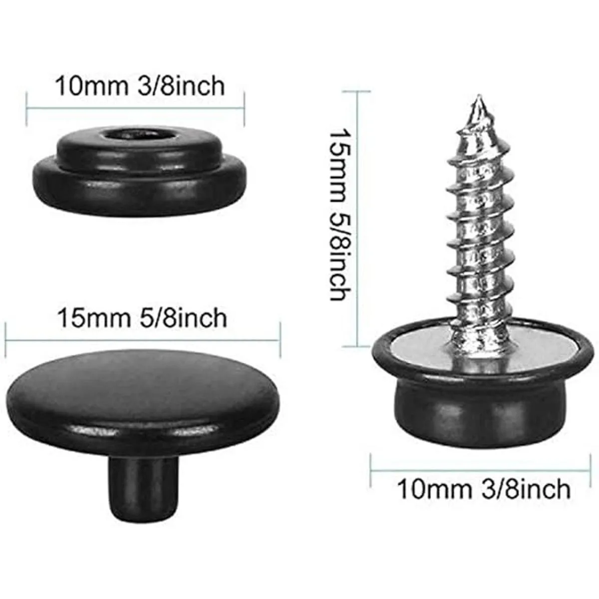 Kelife Juego de 150 piezas de acero inoxidable de grado