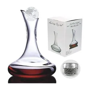 Amlong Crystal Decantador de vino sin plomo jarra de vino