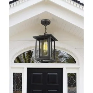 Beionxii A197P2PK Juego de 2 faroles exteriores grandes_3