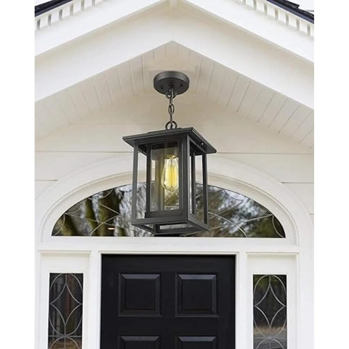 Beionxii A197P2PK Juego de 2 faroles exteriores grandes_3