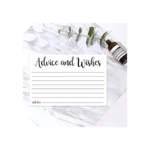 Juego de 50 tarjetas de consejos para novia y novio_4