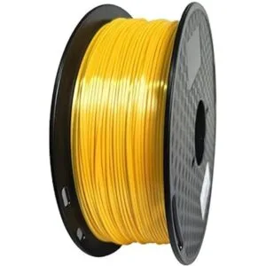 Filamento de ácido poliláctico amarillo seda de 0.069 in_3