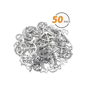 Colección de dijes náuticos 3.53 oz alrededor de 50