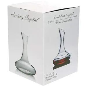Amlong Crystal Decantador de vino sin plomo jarra de vino