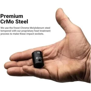 Capri Tools Juego de llaves de impacto poco profundas de_3