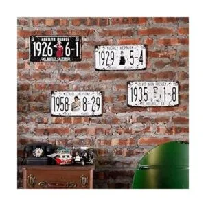 Letrero de metal de Lilyanaen señal de aluminio asignada_4