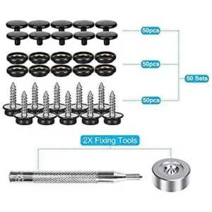 Kelife Juego de 150 piezas de acero inoxidable de grado