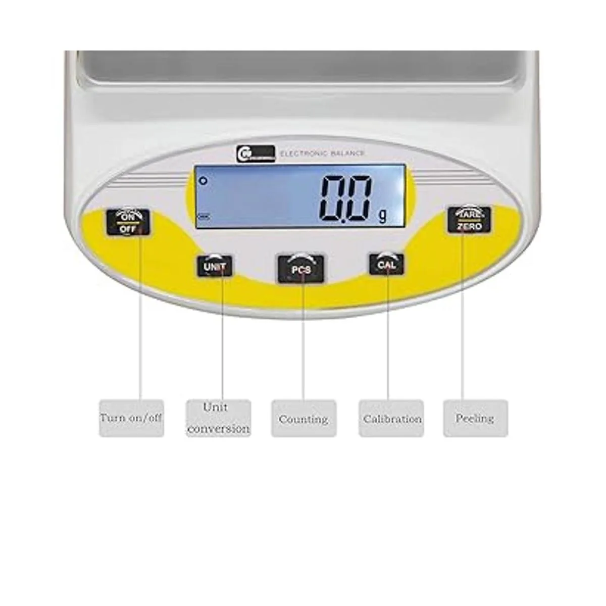 CGOLDENWALL Báscula digital de laboratorio de gran_3