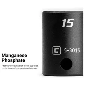 Capri Tools Juego de llaves de impacto poco profundas de_4