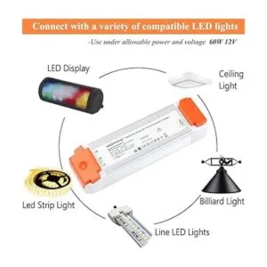 Controlador LED de 12 V CC 60 W funcionamiento_5