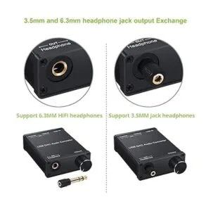 LiNKFOR USB DAC y amplificador de auriculares_5