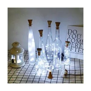 Decorman Paquete de 10 luces solares para botellas de