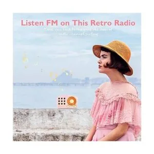 Altavoz Bluetooth retro radio FM vintage Greadio con_5