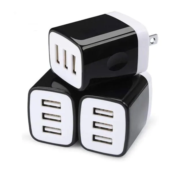 Adaptador de cargador de pared cubos USB Sicodo paquete_1