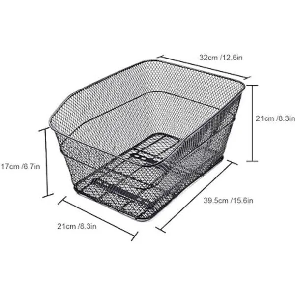 ANZOME Cesta trasera para bicicleta Soporte de soporte_6