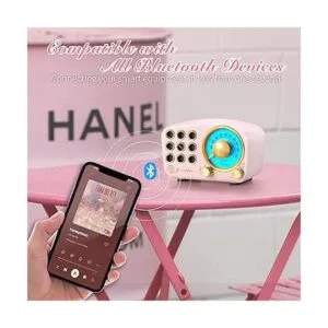 Altavoz Bluetooth retro radio FM vintage Greadio con_4