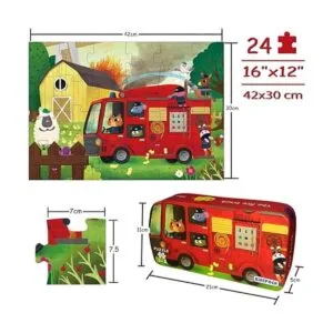 Rompecabezas para niños de 4 a 8 años de edad 24 piezas_4