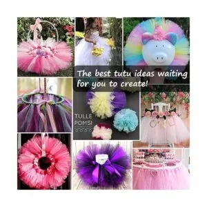 Rollos de tela de tul de 6 pulgadas por 100 yardas 300_5