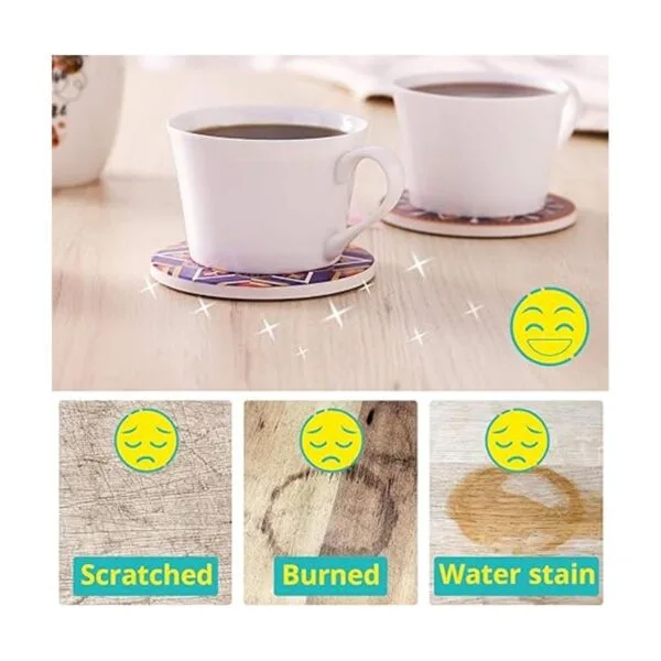 LIFVER Juego de 8 posavasos absorbentes para bebidas_3