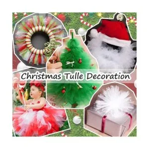 Rollos de tela de tul de 6 pulgadas por 100 yardas 300_2