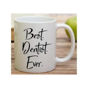 Taza divertida de Retreez Best Dentist Ever Dental 11 Oz_4