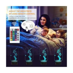 Béisbol 3D luz nocturna Béisbol deportes regalos noche_4