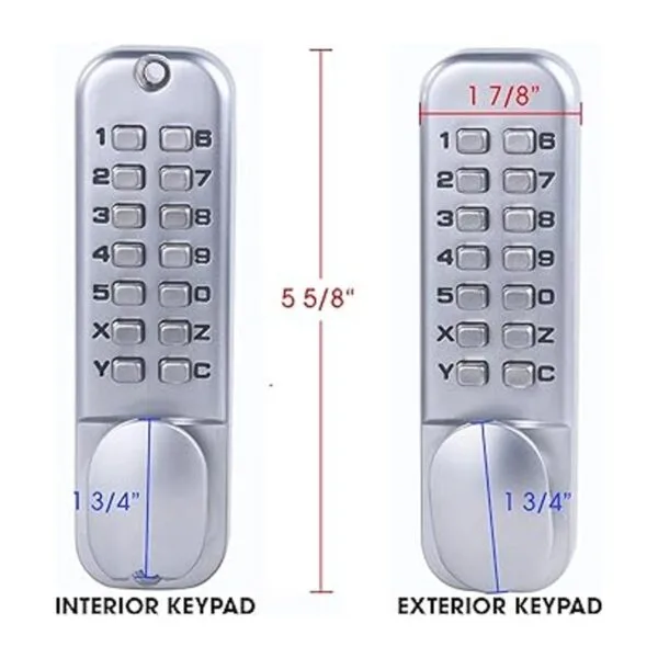 MUTEX MX920 Cerradura mecánica de combinación de 14
