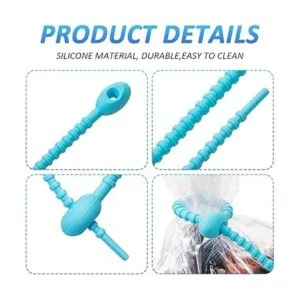 20 bridas de silicona coloridas para bolsa correas para