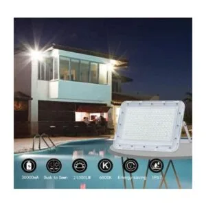 Luces solares LED de 300 W luz de inundación de calle de_2