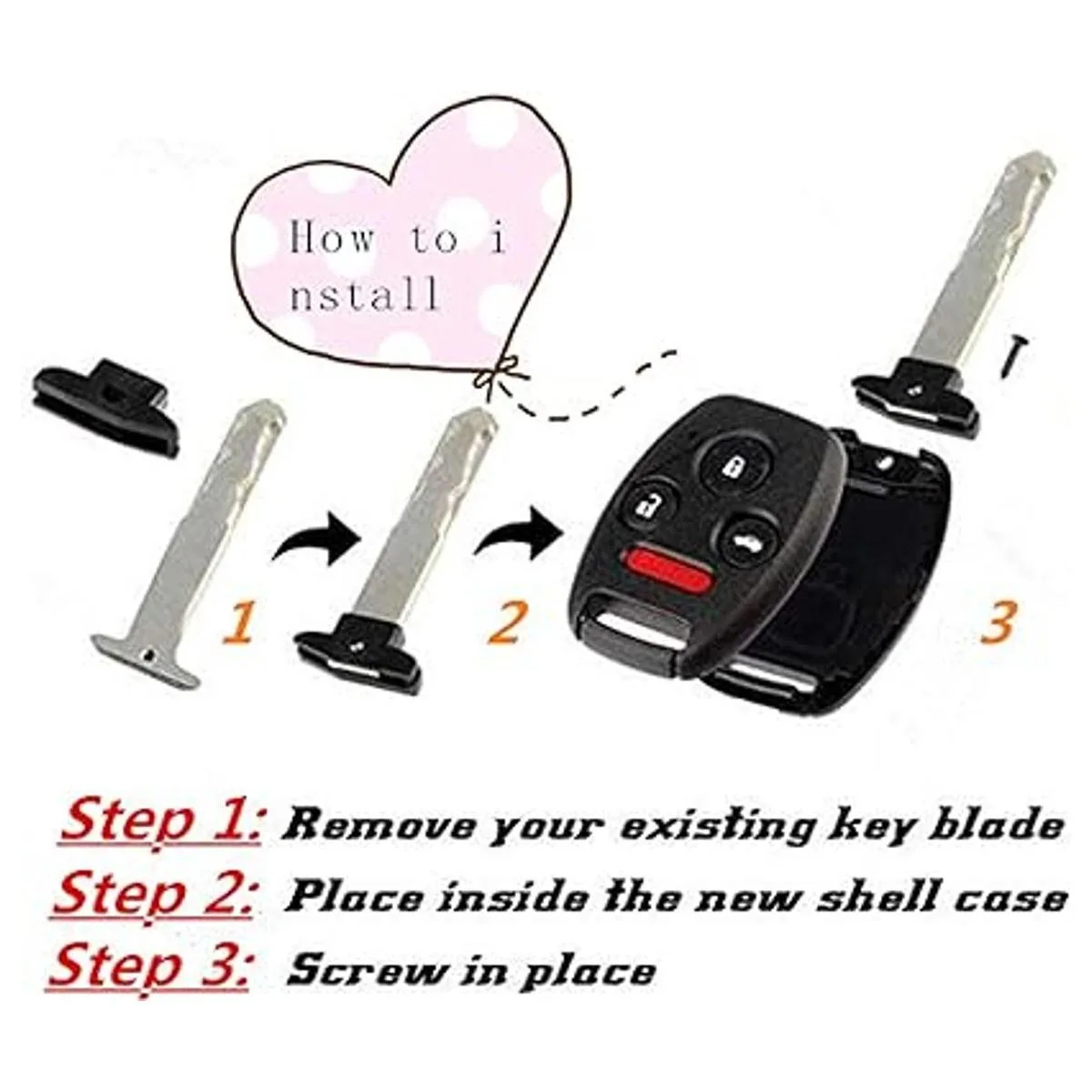 Repuesto para llave de 31 botones con control remoto de_4