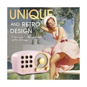Altavoz Bluetooth retro radio FM vintage Greadio con_3