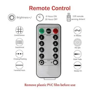 Guirnalda de luces de cortina para decoración de_6