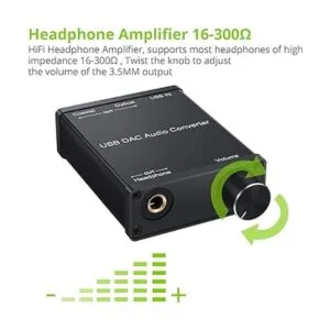 LiNKFOR USB DAC y amplificador de auriculares_3