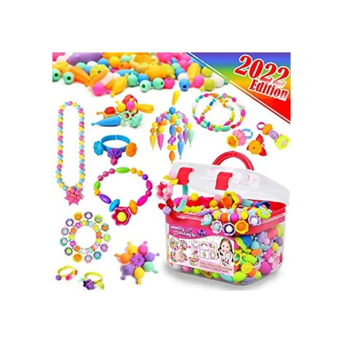 FunzBo Juego de joyas para niños y niñas. Juguetes con