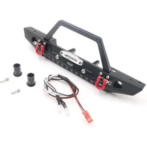 KYX Racing Parachoques delantero de metal para Traxxas