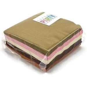 Pink Woodland Servilletas 50 unidades diseño de zorro_3