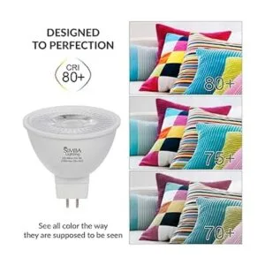 Simba Lighting Bombilla LED MR16 de 5 W y 12 V paquete de