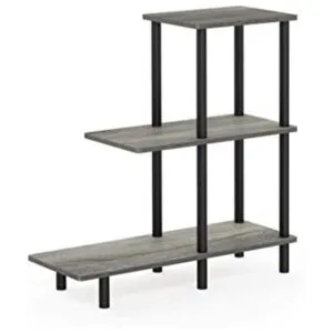 Furinno TurnNTube Mesa auxiliar de sofá de 3 niveles_1