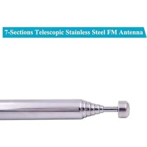 Fancasee Antena FM telescópica de 75 ohmios con tornillo_3