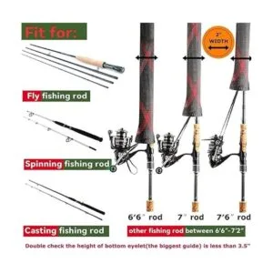 STSTECH Juego de 6 calcetines para caña de pescar para_5