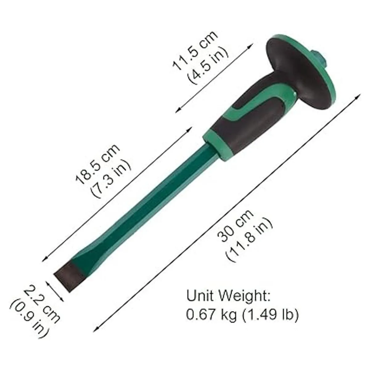 Cincel Mason con protector de mano cincel de piedra de_2