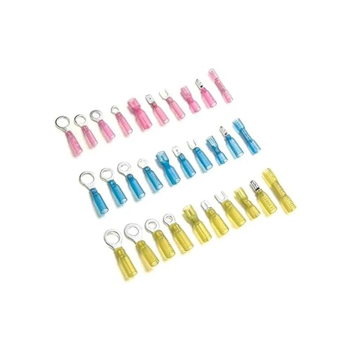 150 conectores termocontraíbles conectores de alambre_2