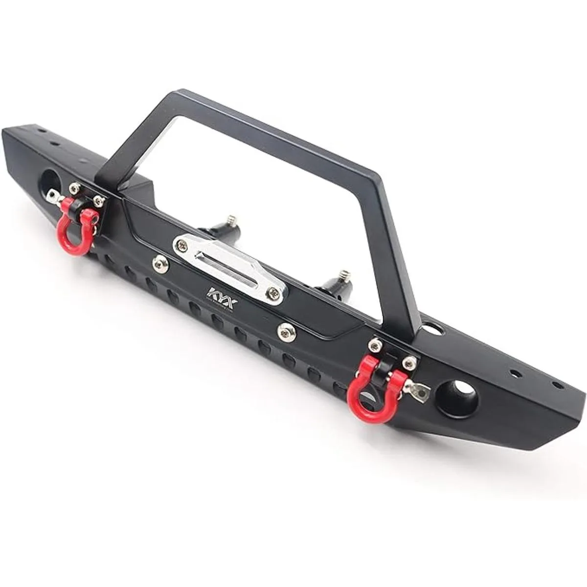 KYX Racing Parachoques delantero de metal para Traxxas