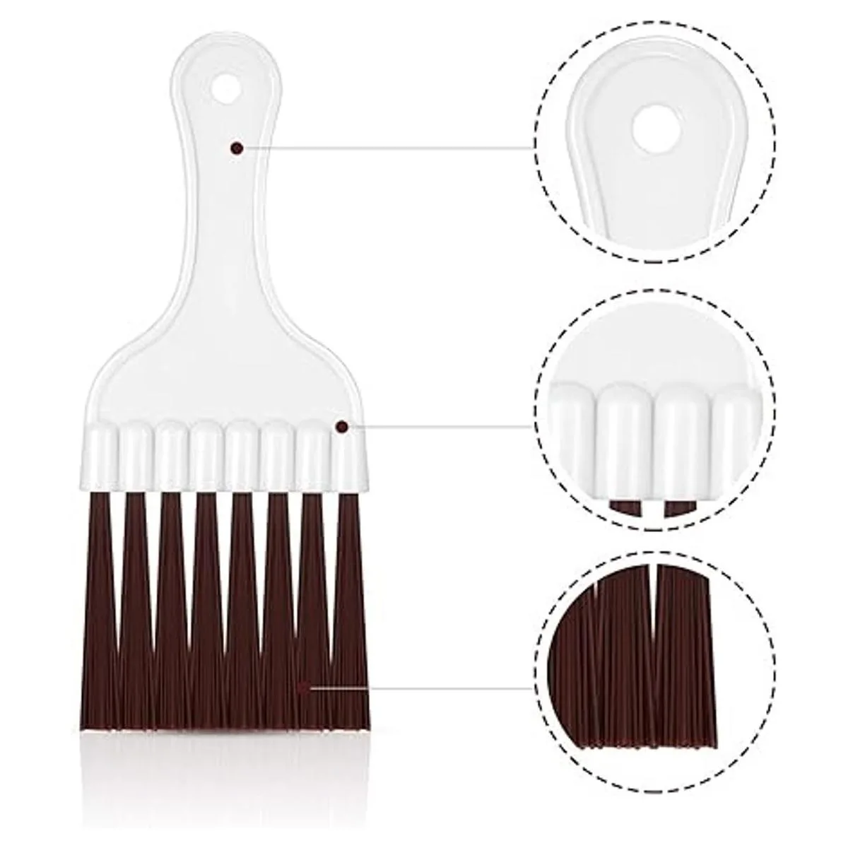 Paquete de 4 cepillos de limpieza de aletas de condensador_3