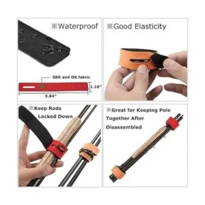 STSTECH Juego de 6 calcetines para caña de pescar para_6