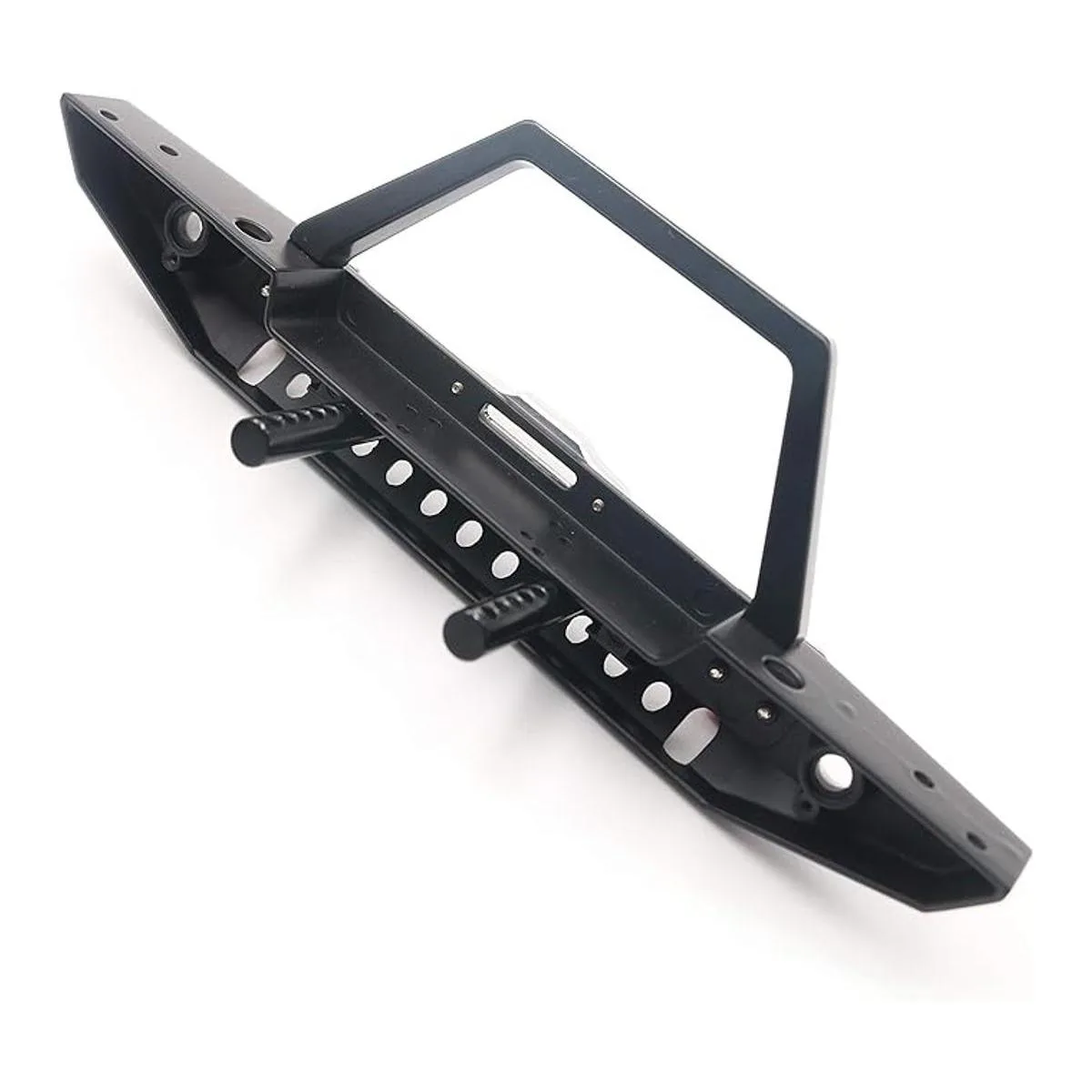 KYX Racing Parachoques delantero de metal para Traxxas