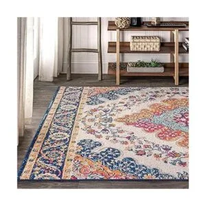 Jonathan Y Alfombra con estilo bohemio rústico y diseño_3