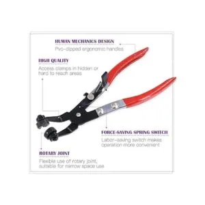 Swpeet Juego de alicates de abrazadera para manguera 3